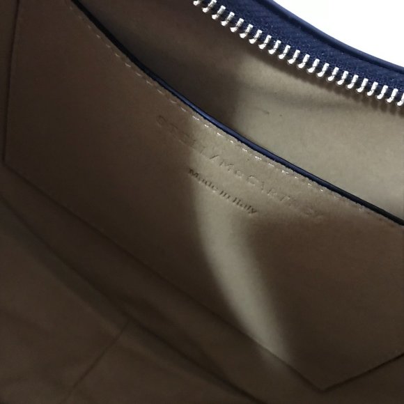 NWT: STELLA MCCARTNEY | Small Logo Hobo Shoulder Bag Color:  BLACK - Picture 13 of 13